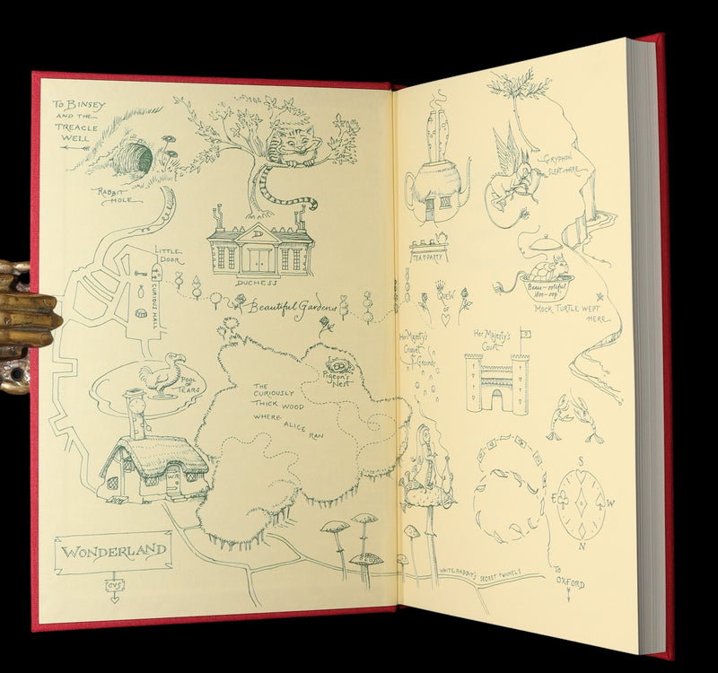 2019 Signed 1stED - Alice in Wonderland illustrated by Charles van Sandwyk