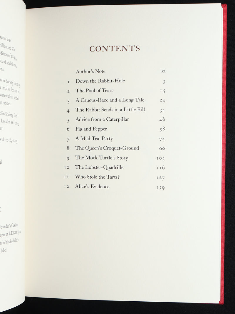 2019 Signed 1stED - Alice in Wonderland illustrated by Charles van Sandwyk