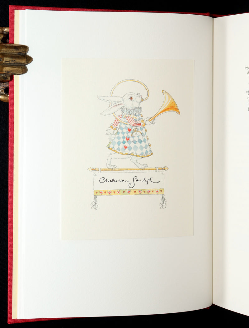 2019 Signed 1stED - Alice in Wonderland illustrated by Charles van Sandwyk