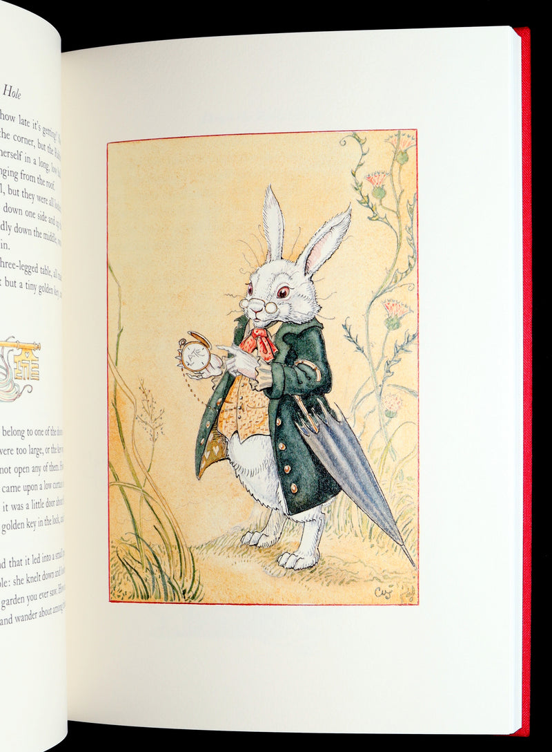 2019 Signed 1stED - Alice in Wonderland illustrated by Charles van Sandwyk