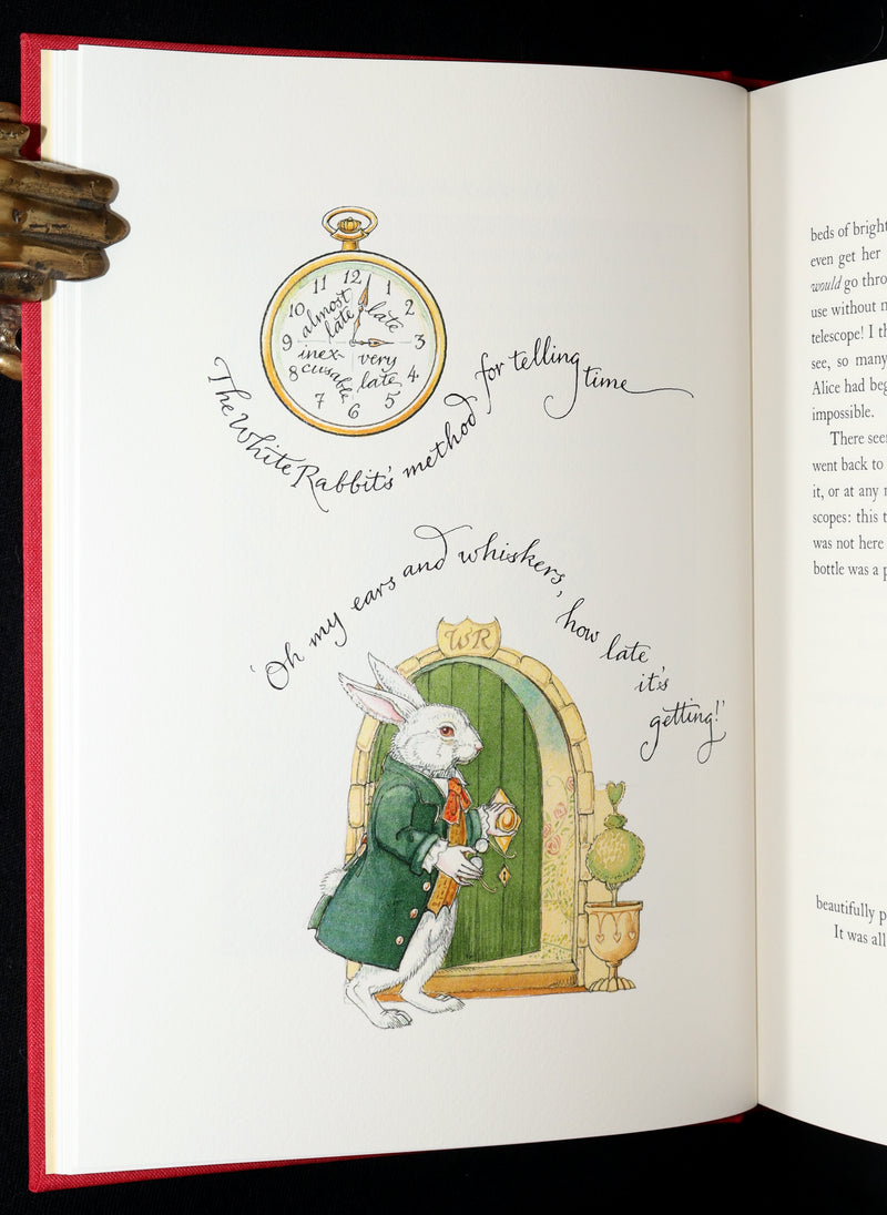 2019 Signed 1stED - Alice in Wonderland illustrated by Charles van Sandwyk