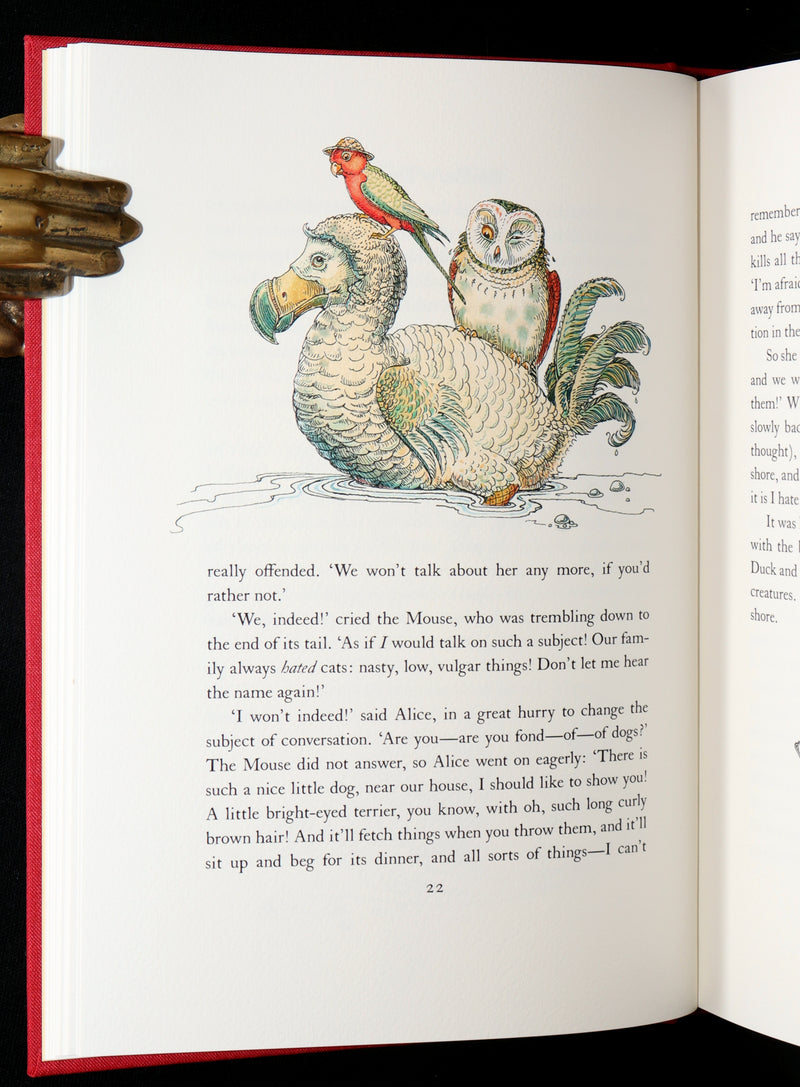 2019 Signed 1stED - Alice in Wonderland illustrated by Charles van Sandwyk