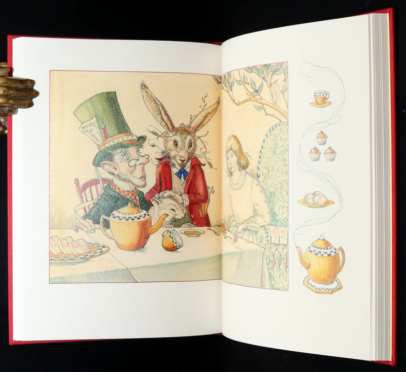 2019 Signed 1stED - Alice in Wonderland illustrated by Charles van Sandwyk
