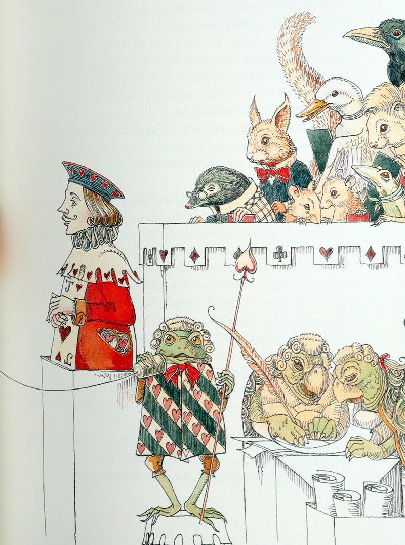 2019 Signed 1stED - Alice in Wonderland illustrated by Charles van Sandwyk