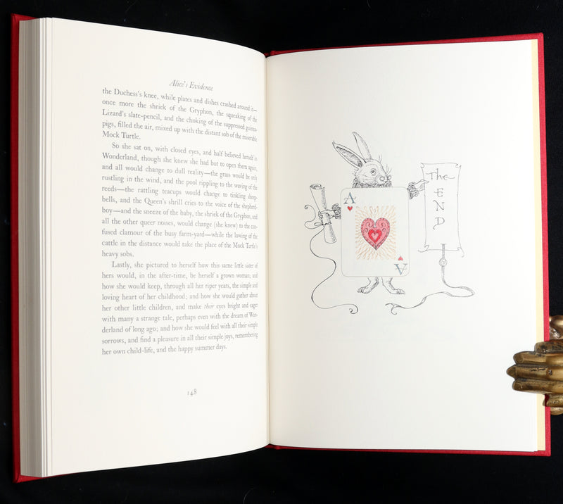 2019 Signed 1stED - Alice in Wonderland illustrated by Charles van Sandwyk