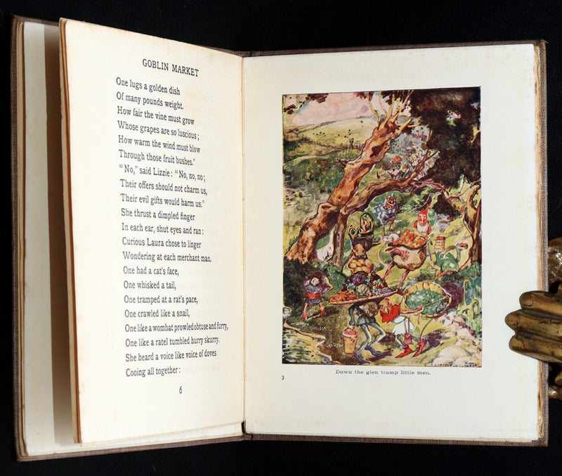 1905 Scarce Book - Goblin Market by C. Rossetti Illustrated by Dion C. Calthrop