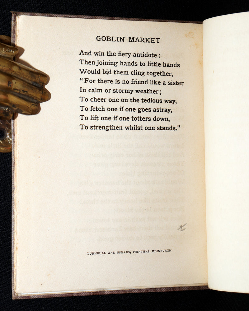 1905 Scarce Book - Goblin Market by C. Rossetti Illustrated by Dion C. Calthrop