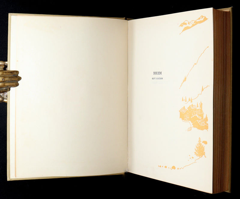 1919 Rare Gift Edition - HEIDI by Johanna Spyri illustrated by Maria L. Kirk