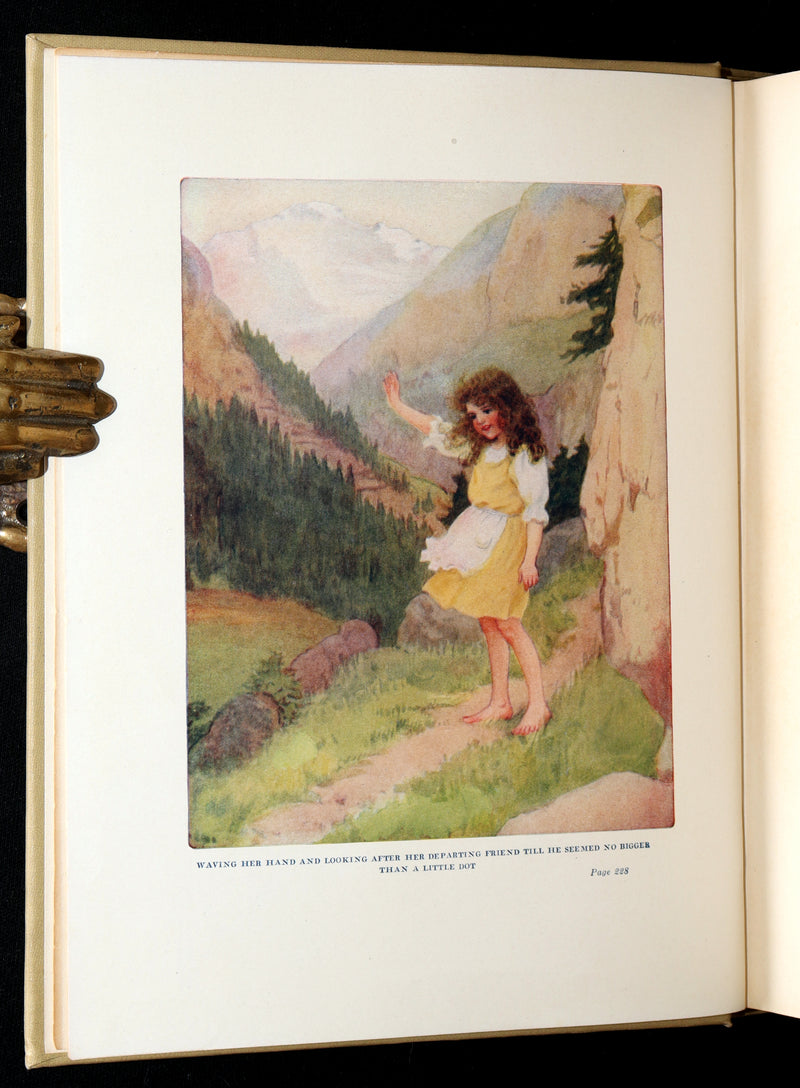 1919 Rare Gift Edition - HEIDI by Johanna Spyri illustrated by Maria L. Kirk