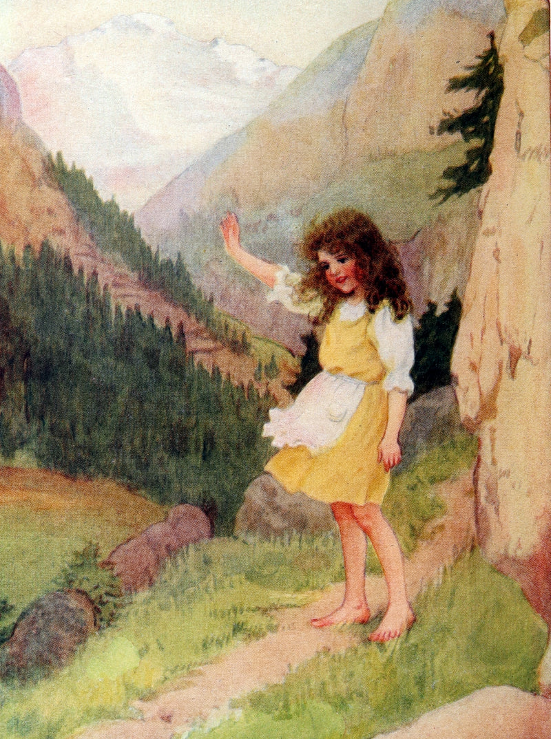 1919 Rare Gift Edition - HEIDI by Johanna Spyri illustrated by Maria L. Kirk