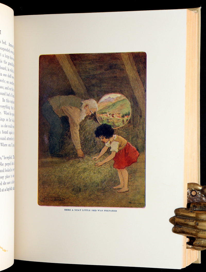 1919 Rare Gift Edition - HEIDI by Johanna Spyri illustrated by Maria L. Kirk