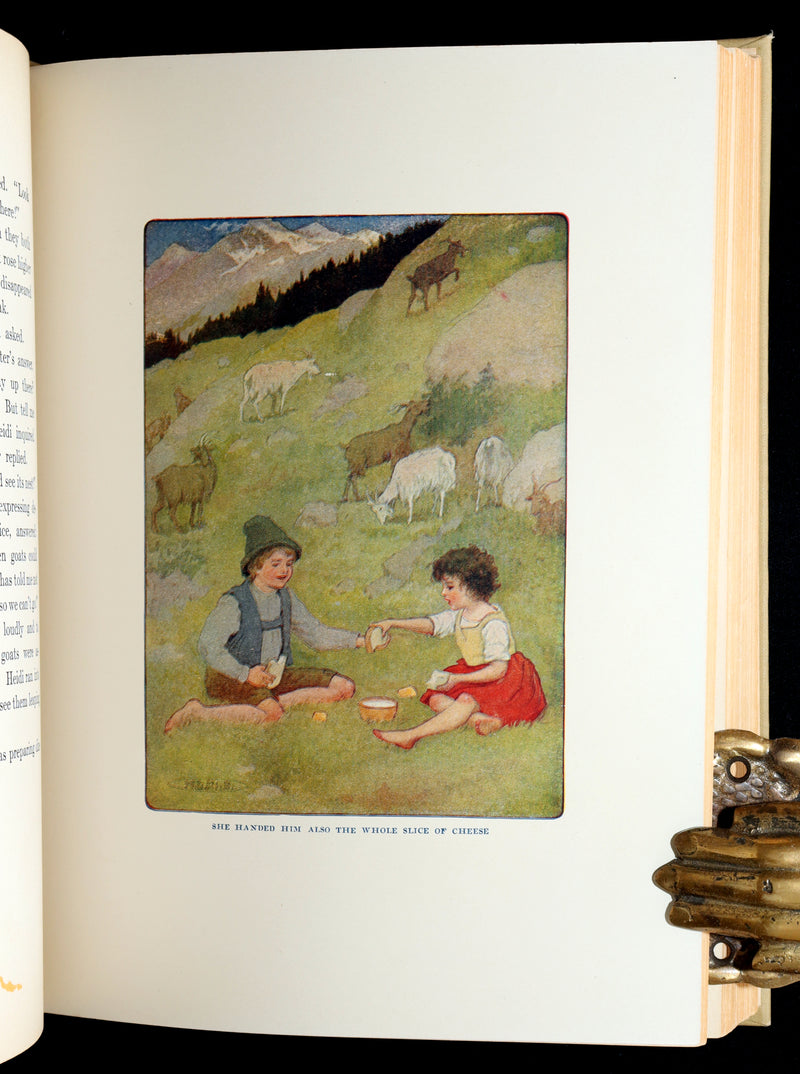 1919 Rare Gift Edition - HEIDI by Johanna Spyri illustrated by Maria L. Kirk