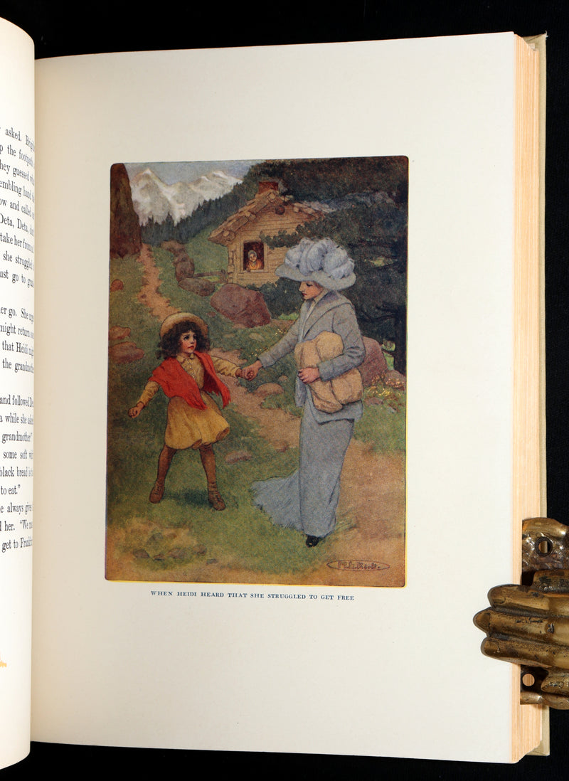 1919 Rare Gift Edition - HEIDI by Johanna Spyri illustrated by Maria L. Kirk