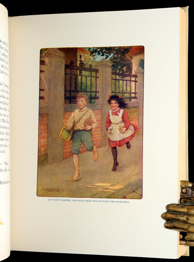 1919 Rare Gift Edition - HEIDI by Johanna Spyri illustrated by Maria L. Kirk