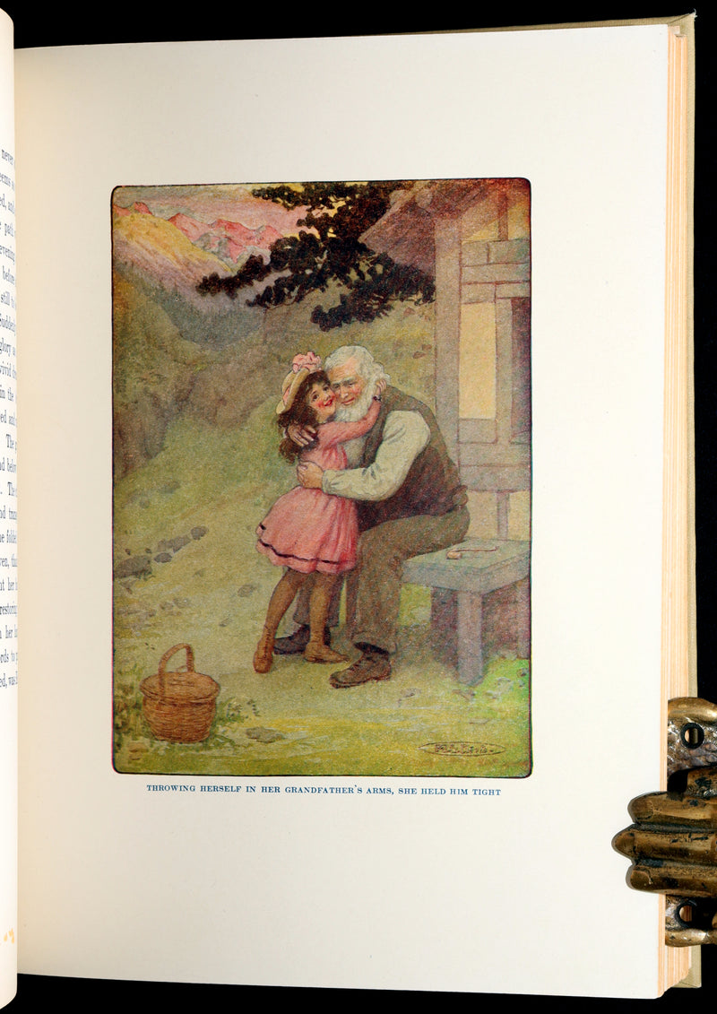 1919 Rare Gift Edition - HEIDI by Johanna Spyri illustrated by Maria L. Kirk