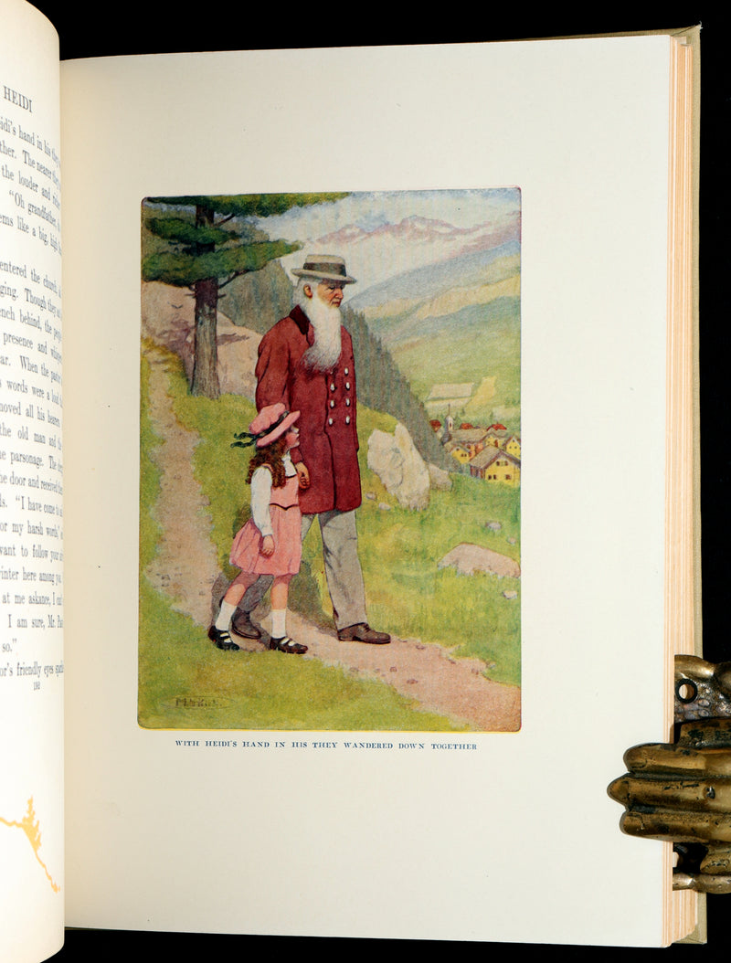 1919 Rare Gift Edition - HEIDI by Johanna Spyri illustrated by Maria L. Kirk