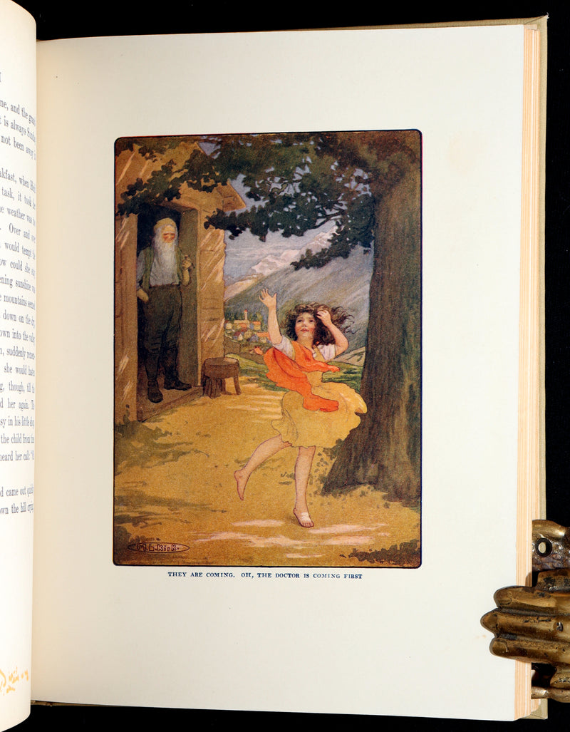 1919 Rare Gift Edition - HEIDI by Johanna Spyri illustrated by Maria L. Kirk