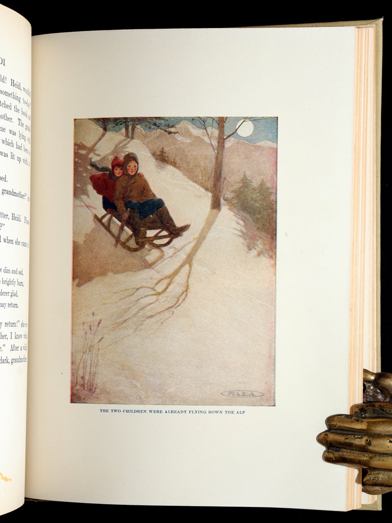 1919 Rare Gift Edition - HEIDI by Johanna Spyri illustrated by Maria L. Kirk
