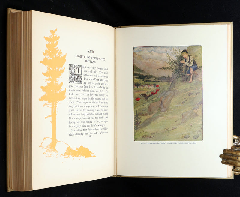 1919 Rare Gift Edition - HEIDI by Johanna Spyri illustrated by Maria L. Kirk