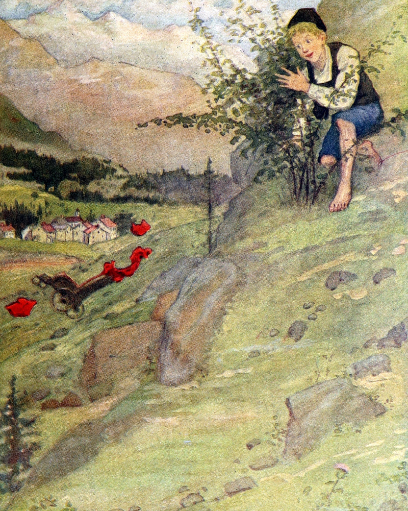 1919 Rare Gift Edition - HEIDI by Johanna Spyri illustrated by Maria L. Kirk