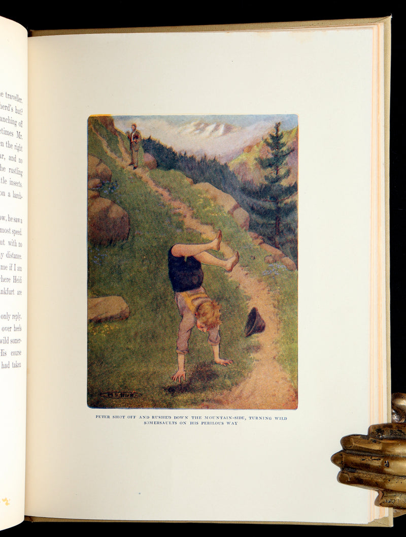 1919 Rare Gift Edition - HEIDI by Johanna Spyri illustrated by Maria L. Kirk