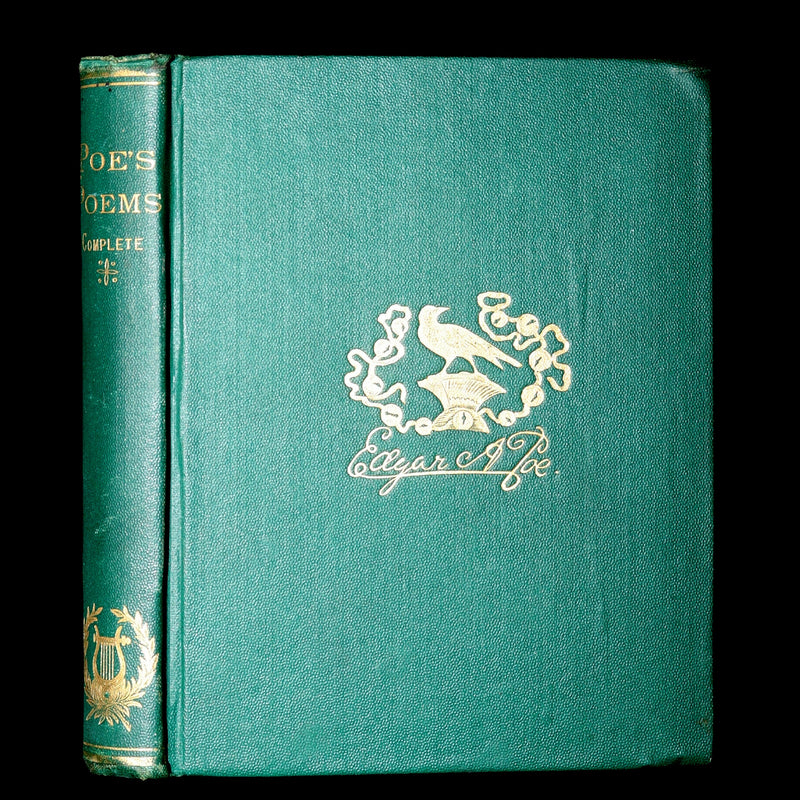 1876 Rare Book - The Poetical Works of Edgar Allan Poe, Complete. With Memoir