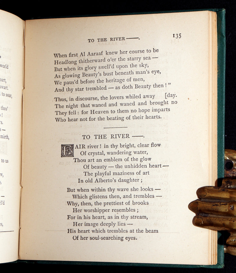 1876 Rare Book - The Poetical Works of Edgar Allan Poe, Complete. With Memoir