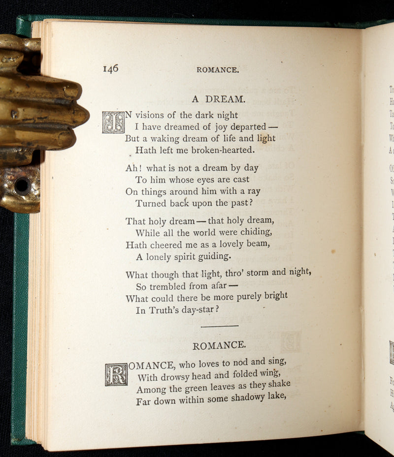 1876 Rare Book - The Poetical Works of Edgar Allan Poe, Complete. With Memoir