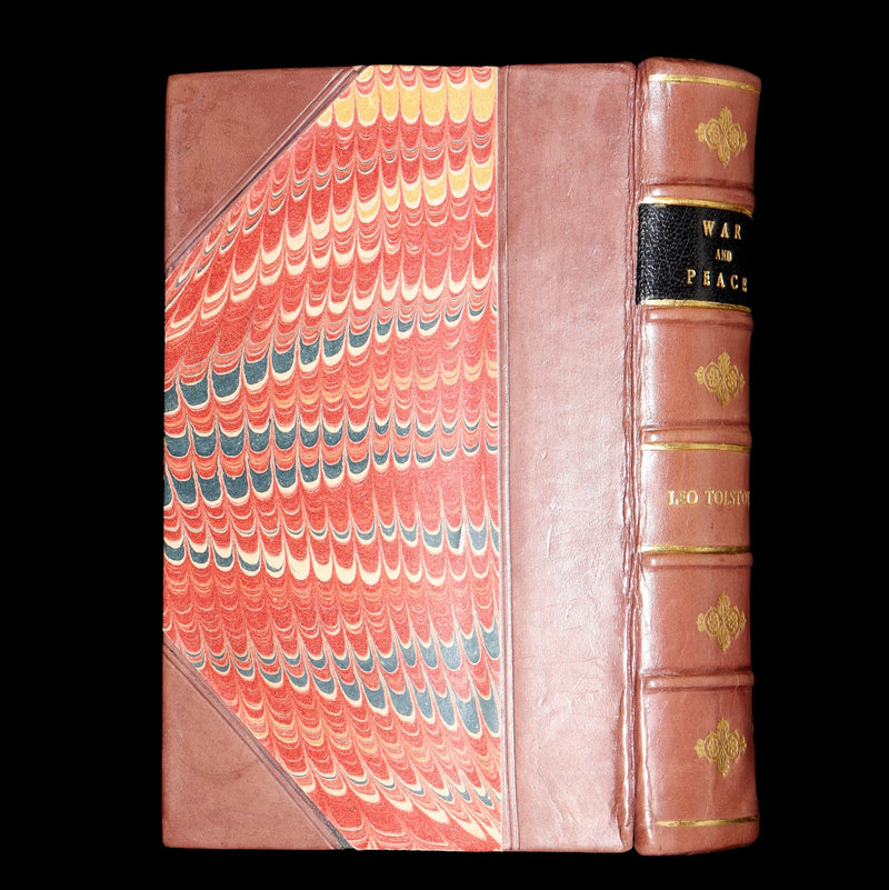 1933 Rare Book - War and Peace by Leo Tolstoy. Complete 3 volumes in One