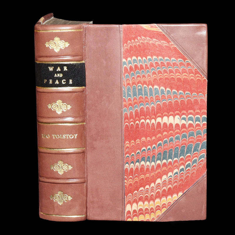 1933 Rare Book - War and Peace by Leo Tolstoy. Complete 3 volumes in One
