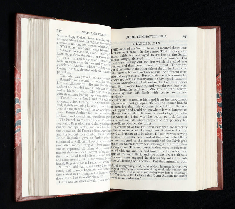 1933 Rare Book - War and Peace by Leo Tolstoy. Complete 3 volumes in One