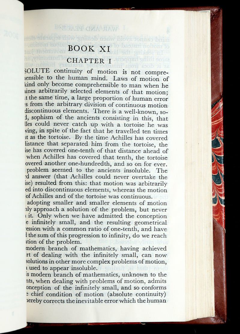 1933 Rare Book - War and Peace by Leo Tolstoy. Complete 3 volumes in One