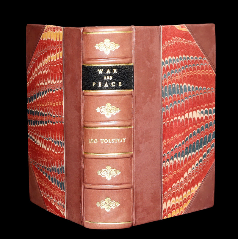 1933 Rare Book - War and Peace by Leo Tolstoy. Complete 3 volumes in One