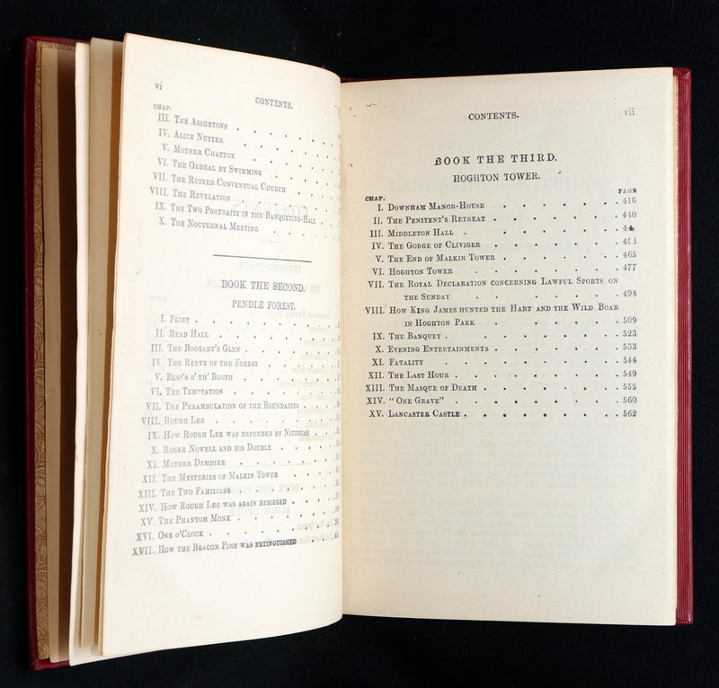 1890 Rare Book - The Lancashire Witches by William Harrison Ainsworth