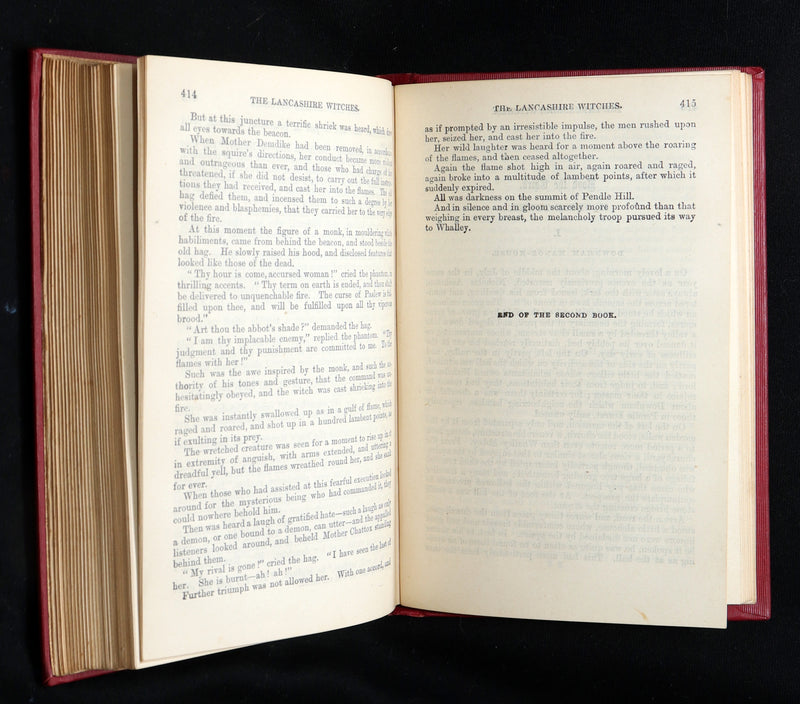 1890 Rare Book - The Lancashire Witches by William Harrison Ainsworth