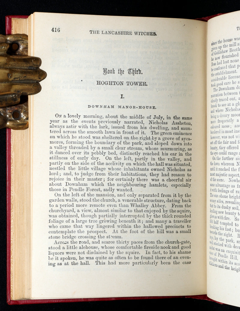1890 Rare Book - The Lancashire Witches by William Harrison Ainsworth