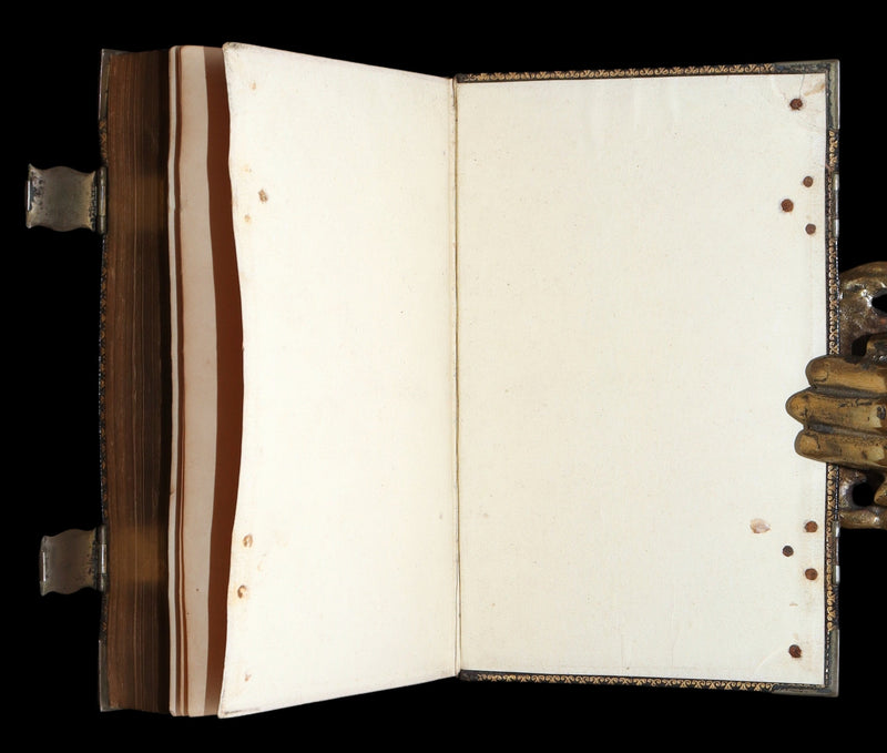 1850 Rare Book with clasps - The Polyglott Bible; Old and New Testaments