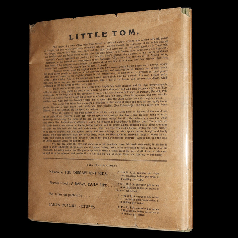 1922 Rare First Edition - Little Tom by Václav Tille illustrated by Otakar Štafl