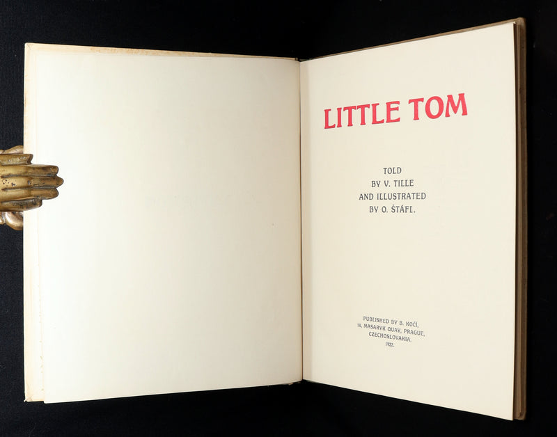 1922 Rare First Edition - Little Tom by Václav Tille illustrated by Otakar Štafl