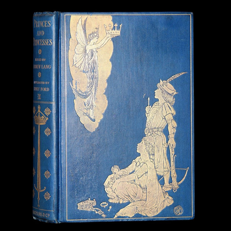 1908 Rare First Edition - The Book of Princes and Princesses by Mrs. Lang