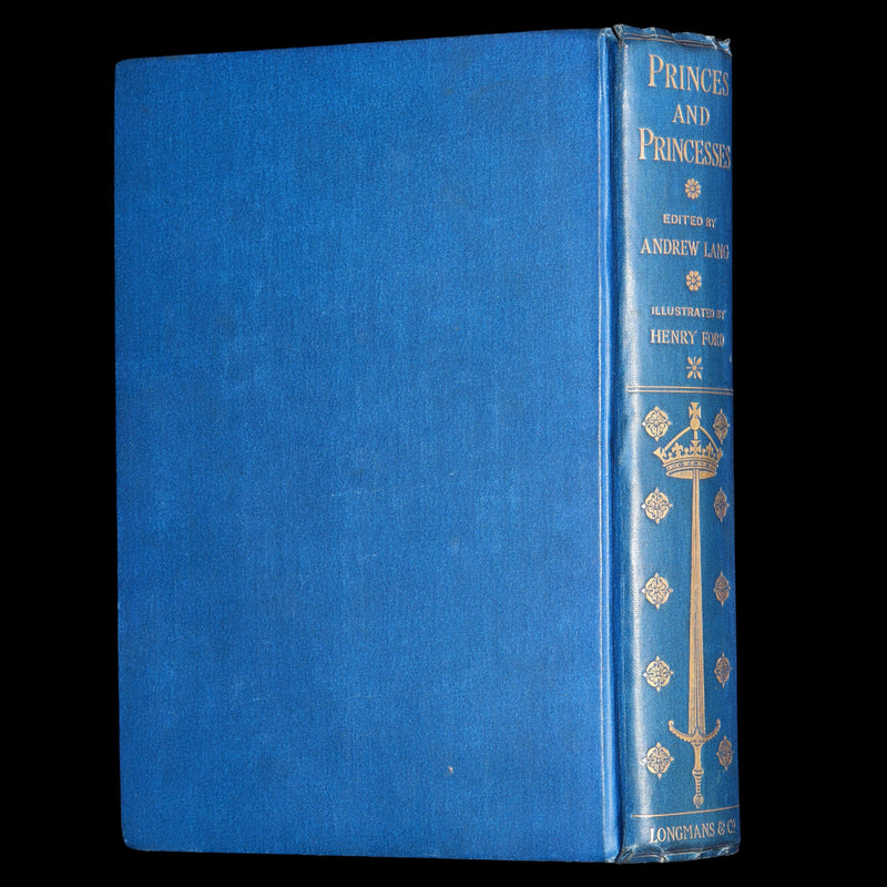 1908 Rare First Edition - The Book of Princes and Princesses by Mrs. Lang