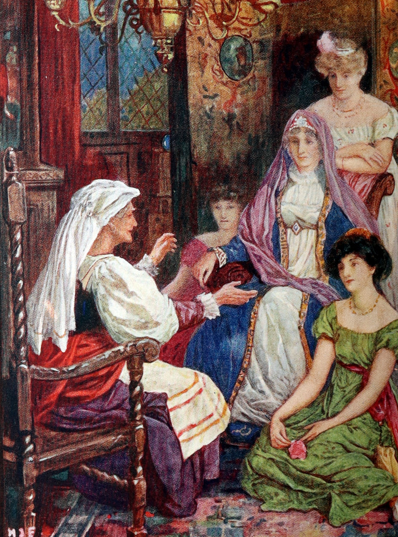 1908 Rare First Edition - The Book of Princes and Princesses by Mrs. Lang