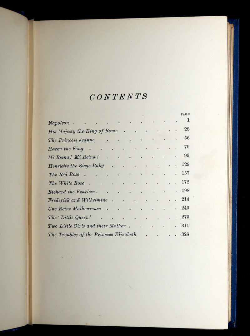 1908 Rare First Edition - The Book of Princes and Princesses by Mrs. Lang