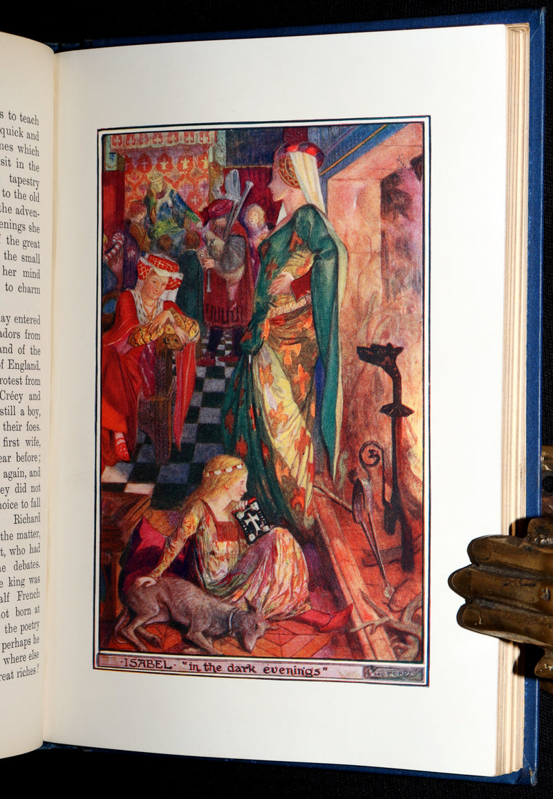 1908 Rare First Edition - The Book of Princes and Princesses by Mrs. Lang