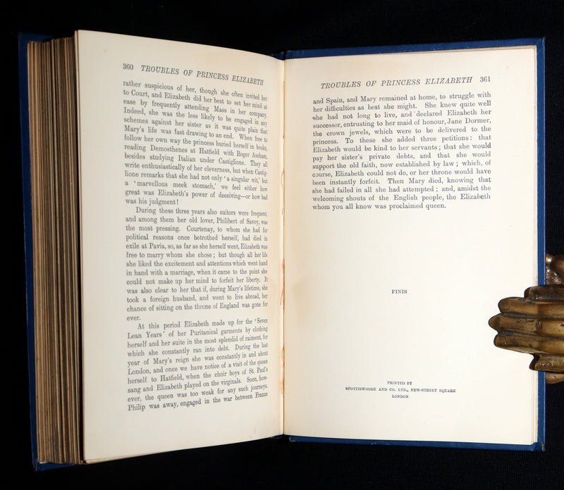 1908 Rare First Edition - The Book of Princes and Princesses by Mrs. Lang