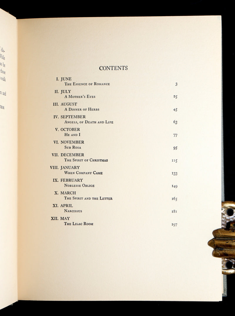 1924 Rare First Edition - Memories and a Garden by Emily Eldredge Saville