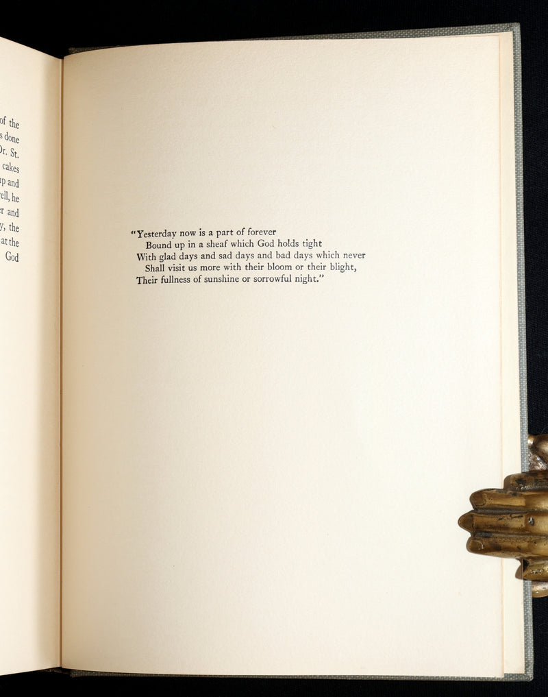 1924 Rare First Edition - Memories and a Garden by Emily Eldredge Saville