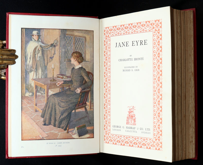 1921 First Illustrated Edition by Monro S. Orr - Jane Eyre by Charlotte Bronte