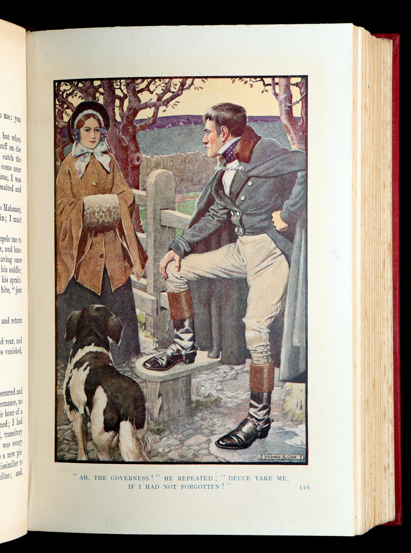 1921 First Illustrated Edition by Monro S. Orr - Jane Eyre by Charlotte Bronte