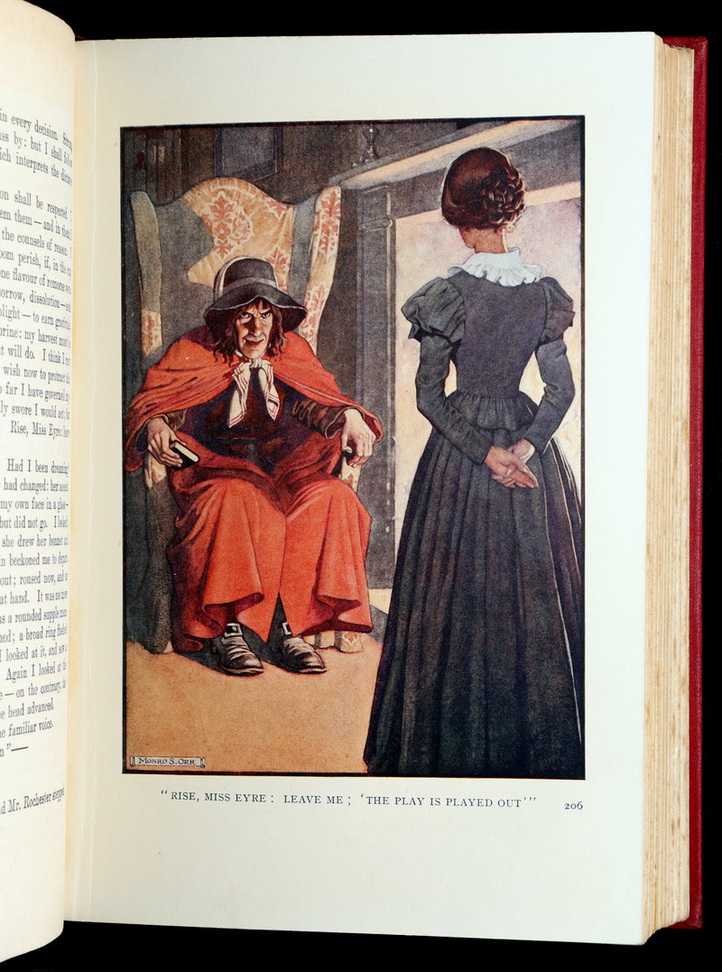 1921 First Illustrated Edition by Monro S. Orr - Jane Eyre by Charlotte Bronte